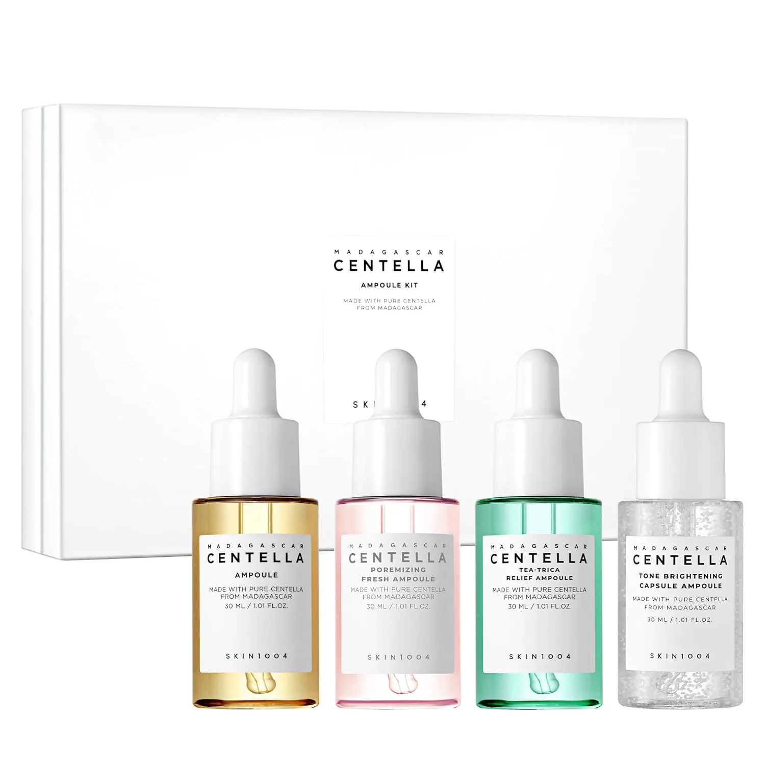 SKIN1004 Madagascar Centella Ampoule Kit | Soothing Serum Set, 120 ml
